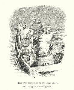 Die Eule und die Pussycat (Gravur)