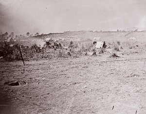 Fernansicht von Fort Brady, ca. 1865 von William Frank Browne