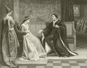 Das Werben von König Heinrich V. von William Frederick Yeames
