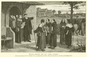 Wyclif sendet seine armen Priester aus von William Frederick Yeames