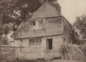 Cottage an der Ecke des Kirchhofs, Hellingley, Sussex von William Galsworthy Davie