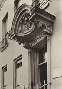 Tür, Grosvenor Road 9, London (s/w Foto) von William Galsworthy Davie