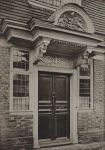 Tür, Burwash, Sussex (s/w Foto) von William Galsworthy Davie