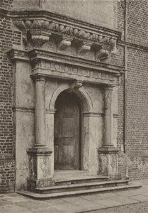 Tür, Der Südflügel, Cobham Hall von William Galsworthy Davie