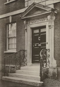 Tür, Wimborne, Dorset (s/w Foto) von William Galsworthy Davie