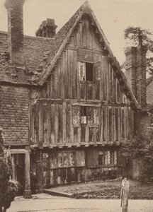 Auf dem Kirchhof, Penshurst, Kent (s/w Foto) von William Galsworthy Davie