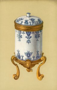 Toilettentopf, St. Cloud, mit Ormolu-Montierung von William Gibb