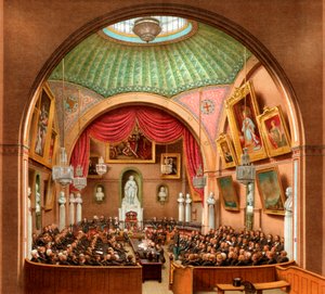 Ratssaal, Guildhall, City of London, 1886
