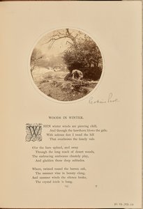 [Ein Mann sammelt Brennholz, England] von William Grundy