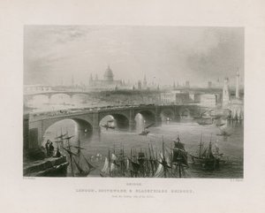 Gesamtansicht von London von William H. Bartlett