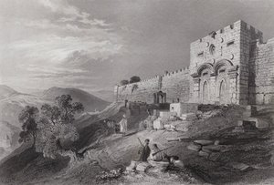 Das Goldene Tor, Jerusalem von William H. Bartlett