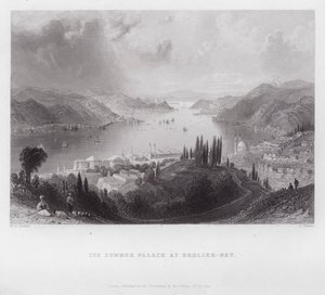 Der Sommerpalast in Beglier-Bey (Gravur) von William H. Bartlett