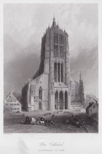 Ulmer Münster (Gravur) von William H. Bartlett