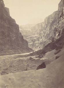 Grand Canyon des Colorado River, Mündung des Kanab Wash, Blick nach Westen, 1872