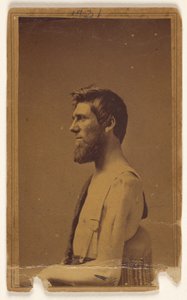 Unbekanntes Bürgerkriegsopfer im Profil, sitzend von William H. Bell