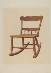Kinder-Schaukelstuhl, ca. 1939 von William H Edwards