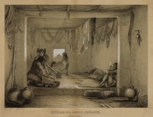 Innenansicht einer Hopi-Wohnung