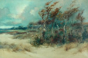 Bäume in einer Sandgasse, Heysham, 1916