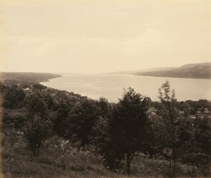 Seneca-See und Watkins Glen, für die Lehigh Valley Railroad von William H. Rau