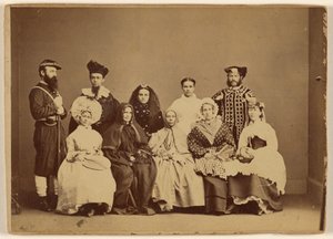 Maskenballbild 18. Februar 1868 - Friendship Hall Phila. von William H. Rhoades