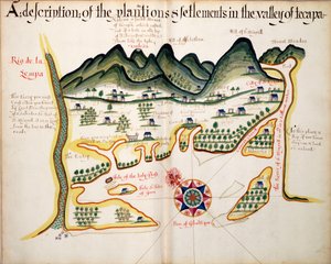 Eine Beschreibung der Plantagen und Siedlungen im Tal von Tepaca von William Hack