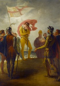 Die Landung von Richard II. in Milford Haven, ca. 1793-1800 von William Hamilton