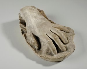 Abguss der Hand von Joan Thornycroft von William Hamo Thornycroft