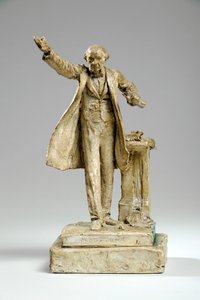 Maquette für die Statue von William Ewart Gladstone am Strand, London, ca. 1905 von William Hamo Thornycroft