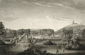 West Wycombe Park, graviert von William Woollett