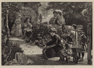 Ein Bienenschwarm von William Hatherell