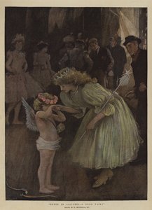 Amor in Not, eine gute Fee von William Hatherell