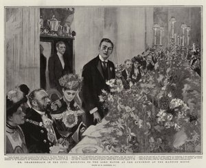 Mr Chamberlain in der Stadt, Antwort an den Lord Mayor beim Mittagessen im Mansion House