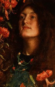 Porträt von Emily Hatherell, der Frau des Künstlers von William Hatherell