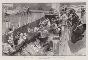 Die Bootssaison, ein ungeschickter Sturz in einer Schleuse