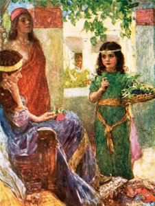 Das kleine Dienstmädchen der Frau von Naaman von William Hatherell