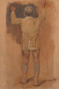 Studie eines Stallburschen von hinten gesehen von William Havell