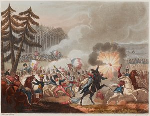 Schlacht von Barrosa am 5. März 1811, graviert von J.C. Stadler, veröffentlicht 1818