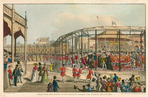 Krönungsprozession Seiner Majestät Georg IV., 19. Juli 1821