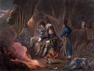 Halt in den Pyrenäen im Juli 1813, graviert von J.C. Stadler, veröffentlicht von Thomas Tegg, 1818