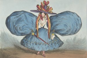 Moderne Kuriositäten von P. Pry Esq., Platte 1: Die Ärmel kurios geschnitten, 30. Juni 1829 von William Heath