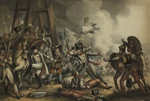 Rette sich wer kann, oder Jeder für sich (Aquatinta) von William Heath