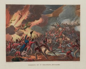 ?Sturm auf St. Sebastian, 31. Aug 1813?, 1818 von William Heath
