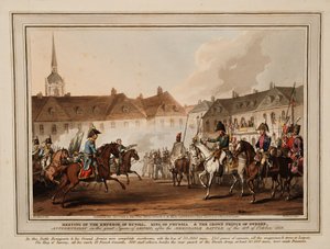 Das Treffen der Kaiser von Russland und Österreich, König von Preußen und Kronprinz von Schweden in Leipzig