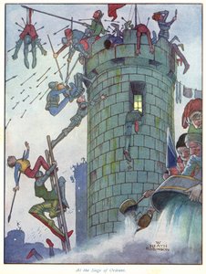 Bei der Belagerung von Orleans von William Heath Robinson