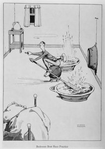 Schlafzimmer-Bootsrennen-Übung, Illustration aus 
