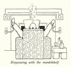 Verzicht auf den Kaminsims (Lithografie)