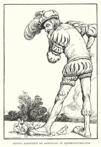 Nachdem er einen Hinterhalt von Squob-Chitterlings entdeckt hatte von William Heath Robinson