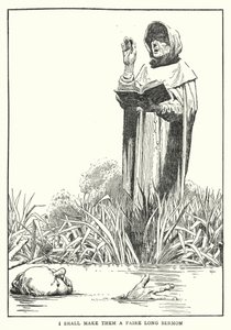 Ich werde ihnen eine lange Predigt halten von William Heath Robinson