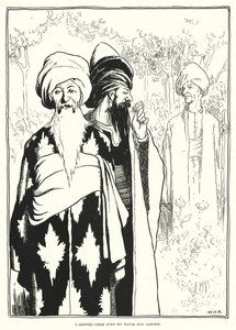 Ich zeigte ihnen mein Haus und meinen Garten (Gravur) von William Heath Robinson