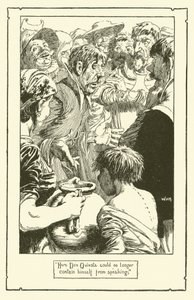 Illustration für Don Quijote von William Heath Robinson